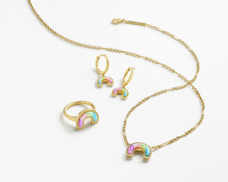 Rainbow Band Ring image number 1